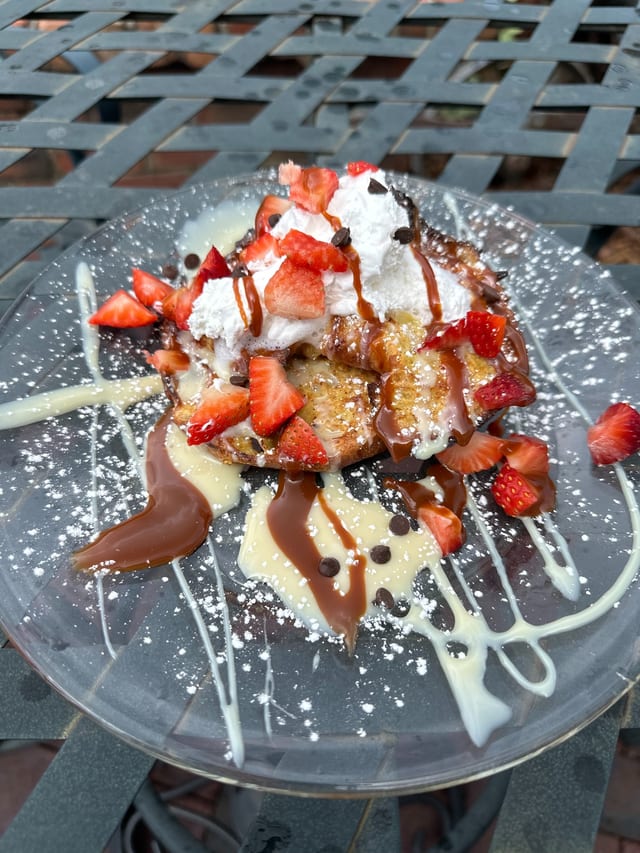 Croissant French toast.